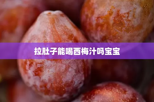 拉肚子能喝西梅汁吗宝宝