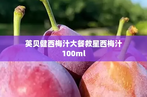 英贝健西梅汁大餐救星西梅汁100ml