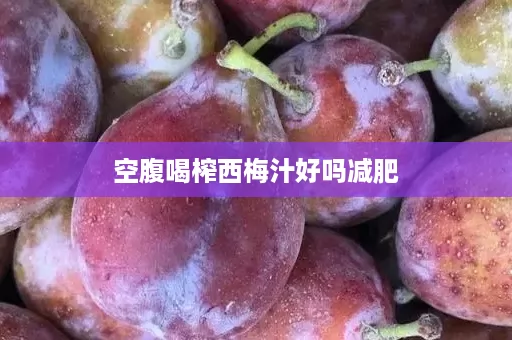 空腹喝榨西梅汁好吗减肥