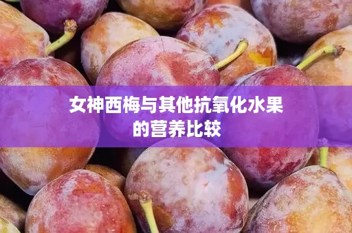女神西梅与其他抗氧化水果的营养比较